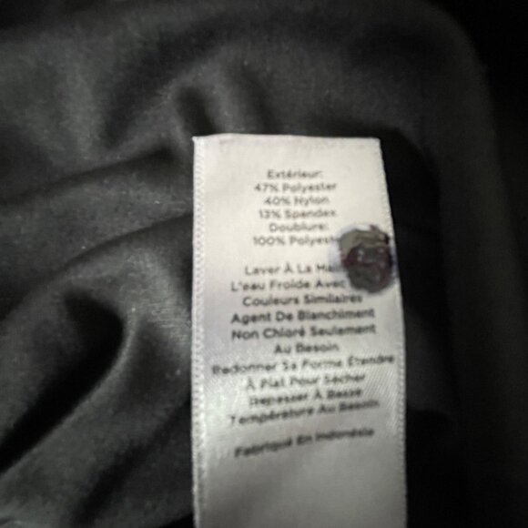 Talbots Women's Black Velvet Flocked Embellished Dress M Velvet Burnout - Picture 5 of 11